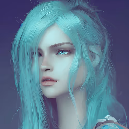Turquoise Girl #21