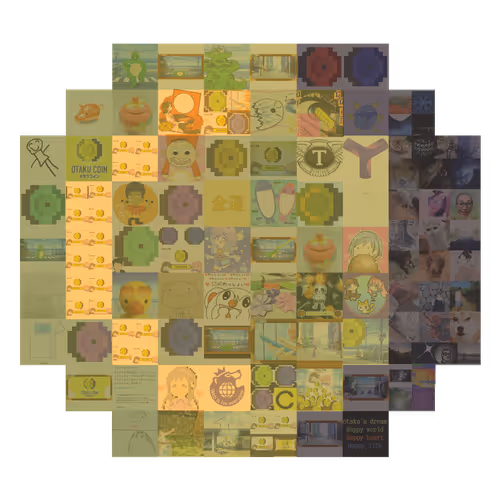 The 1 Unique Crypto Art feat. Otaku Coin Fun Club