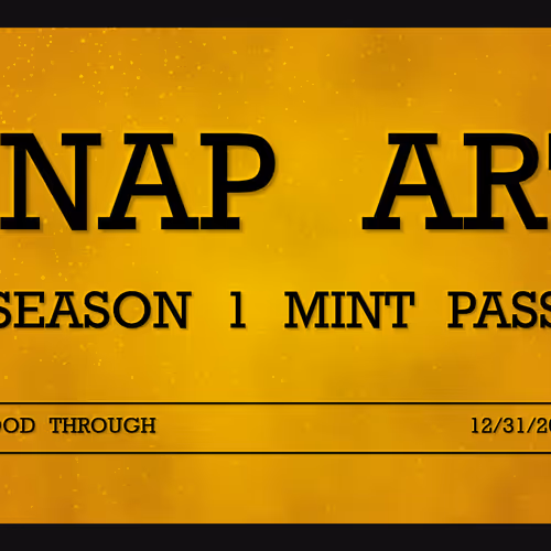 8NAP ART Season One Mint Pass #63