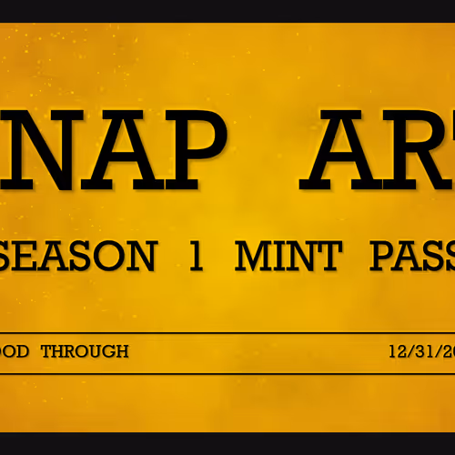 8nap Art Season One Mint Pass