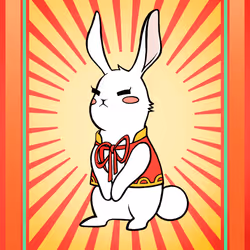 Lucky Charm Rabbit #0778