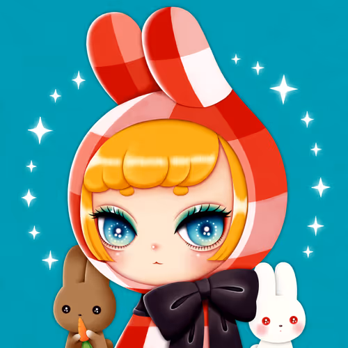 Happy Rabbit Girl