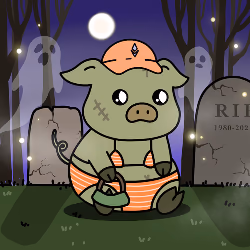 Zombie Piggie Palz #341 - Charmaine