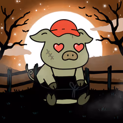 Zombie Piggie Palz #48 - Maggie