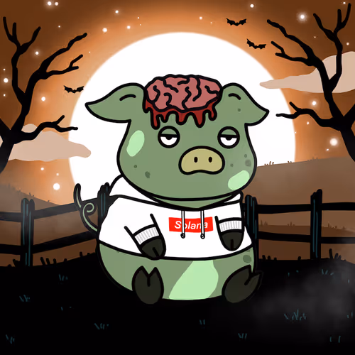 Zombie Piggie Palz #196 - Ambivalent Armaan