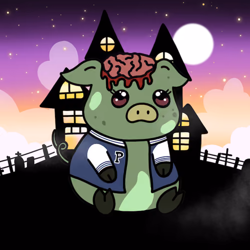 Zombie Piggie Palz #321 - No Piggie