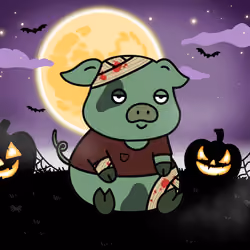 Zombie Piggie Palz #213 - Arvind