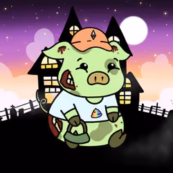 Zombie Piggie Palz #240 - Piercinald