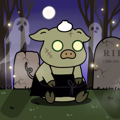 Zombie Piggie Palz #38 - Eddiie the Line Chef