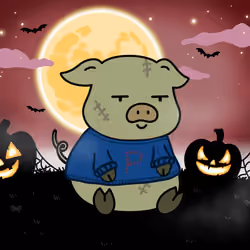 Zombie Piggie Palz #81 - Dhruv