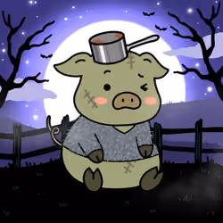 Zombie Piggie Palz #57 - Gordie