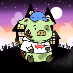 Zombie Piggie Palz #280 - Jackie