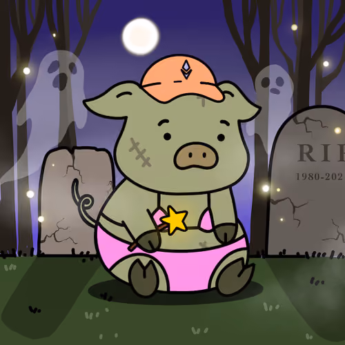 Zombie Piggie Palz #222 - Tinx