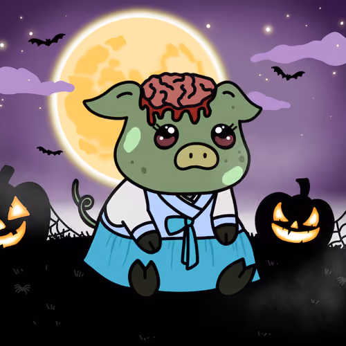 Zombie Piggie Palz #294 - Min Joo