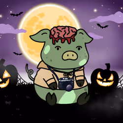 Zombie Piggie Palz #207 - Ansel