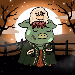Zombie Piggie Palz #1 - Her Majesty