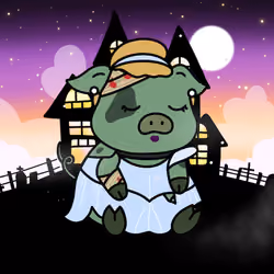 Zombie Piggie Palz #17 - Pigerella
