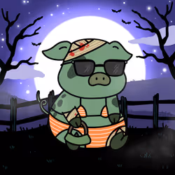 Zombie Piggie Palz #217 - Tricia