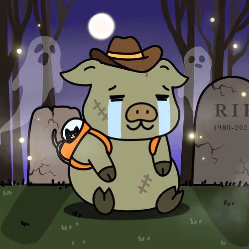 Zombie Piggie Palz #42 - Owen