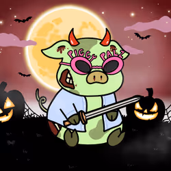 Zombie Piggie Palz #265 - Pigchard the Lionhearted