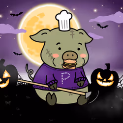 Zombie Piggie Palz #124 - Sous Chef Sam