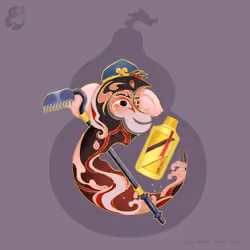 Happy Monkey #1461