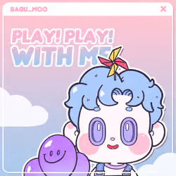 bagu_moo_purple balloon
