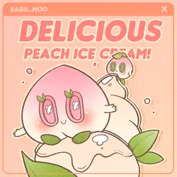 bagu_moo_Peach ice cream