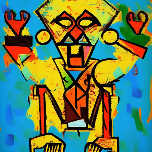 Genesis Abstract Ape