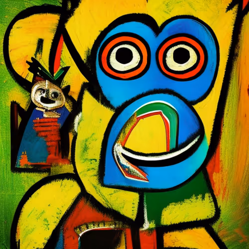 Genesis Abstract Ape