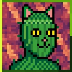 PIXEL TRIP — Cactus Kitty #2528