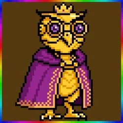 PIXEL TRIP — Full Gear Owl Golden #1682
