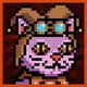 PIXEL TRIP — Jester Cat Aviator #1752