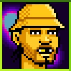 PIXEL TRIP — Golden Tooth Backet Hat #3078