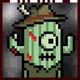 PIXEL TRIP — Cowboy Cactus Zombie #1991