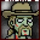 PIXEL TRIP — Cowboy Zombie #2711
