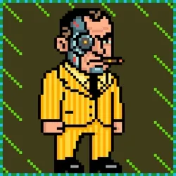 PIXEL TRIP — Full Pinstripe Boss Cyborg #2140