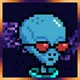 PIXEL TRIP — Big Head Alien Cyborg #648