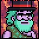 PIXEL TRIP — Cave Man Top Hat #524