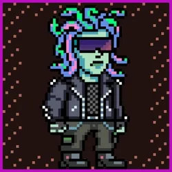 PIXEL TRIP — Full Snake Hair MOG #2212