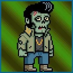 PIXEL TRIP — Full Pink Elvis Zomb #3139