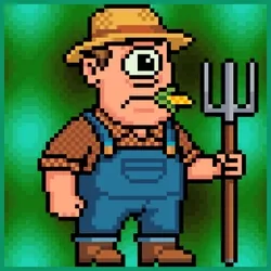 PIXEL TRIP — Full Mint Cyclops Farmer #2386