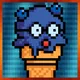 PIXEL TRIP — Sad Scoop Blueberry #1596