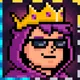 PIXEL TRIP — Purple Prince Hooded #3305