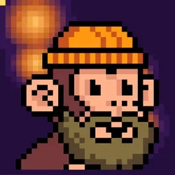 PIXEL TRIP — Red Fez Ape Beard #430