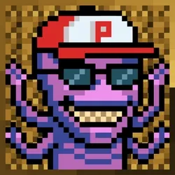 PIXEL TRIP — Brain Tentacle Cap #2412