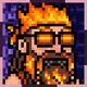 PIXEL TRIP — Fanged Hippie Burning #2166