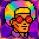 PIXEL TRIP — Mint Disco Dancer Hippie #1706
