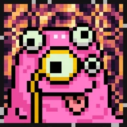 PIXEL TRIP — Derpy Slime Monocle #267