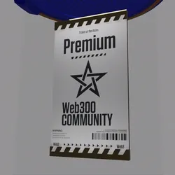 Web300 Premium Ticket #087